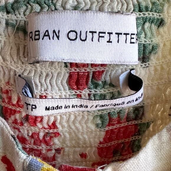 Urban Outfitters UO Positano Tie-Shoulder Floral Midi Dress - Picture 6 of 10